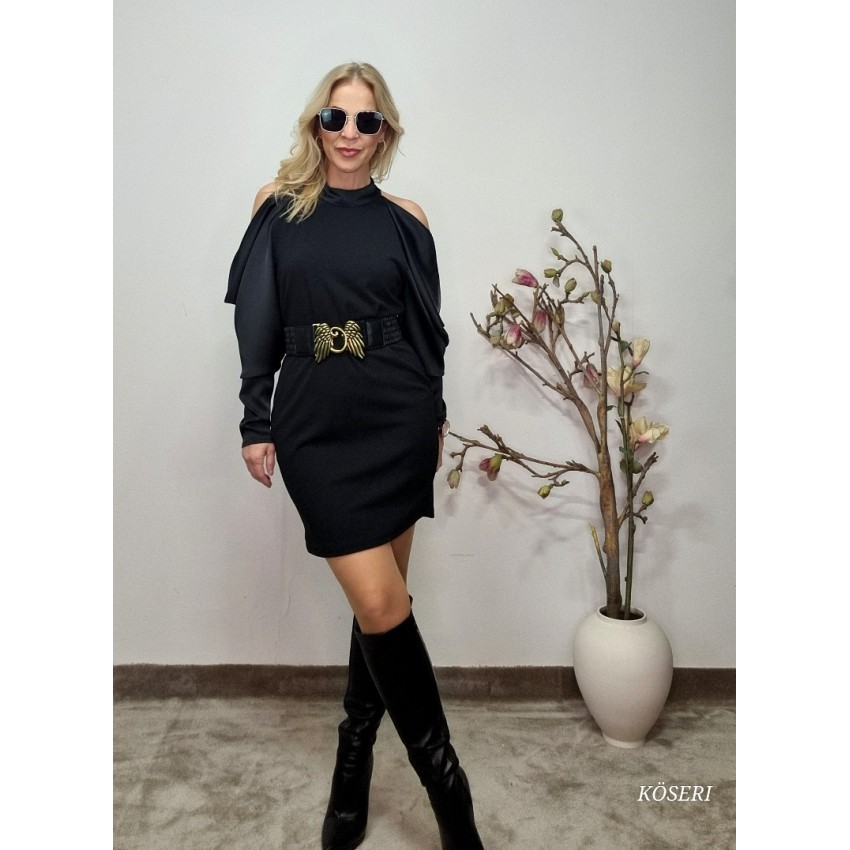 VESTIDO NEGRO ABERTURAS