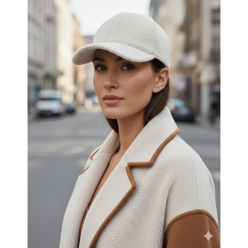 GORRA BORREGUITO BLANCO