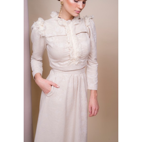 FALDA ISABELLA BEIGE