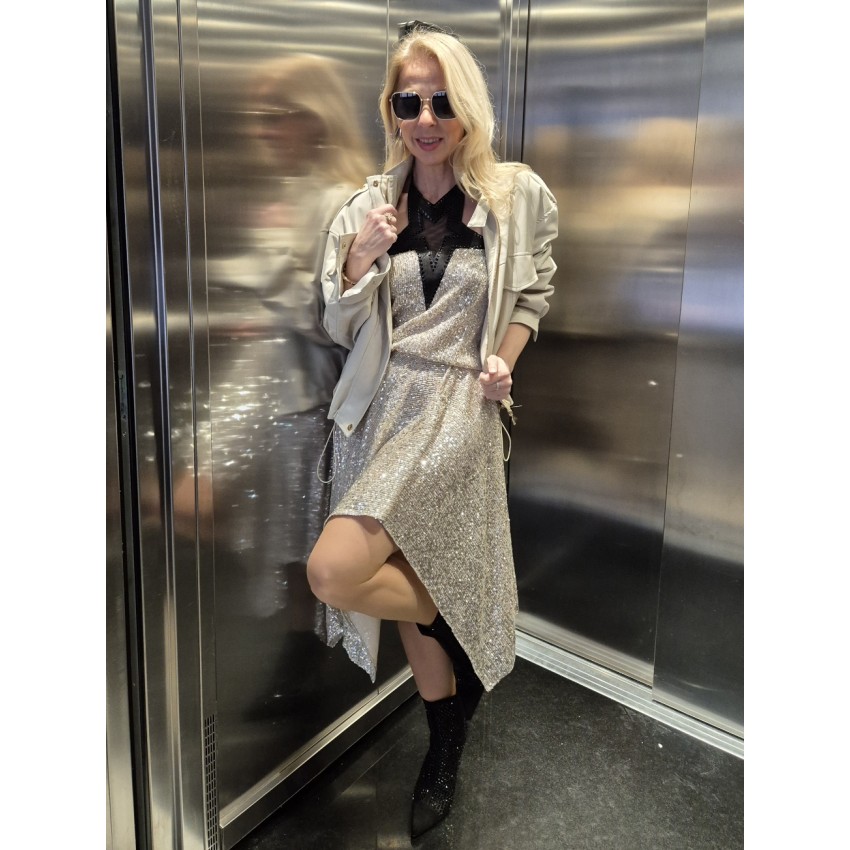 VESTIDO RACHEL PLATINIUM