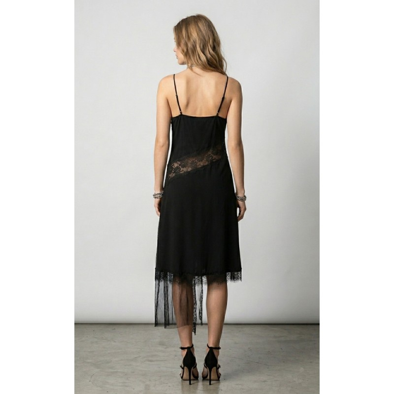 VESTIDO LENCERO NEGRO TRENTO