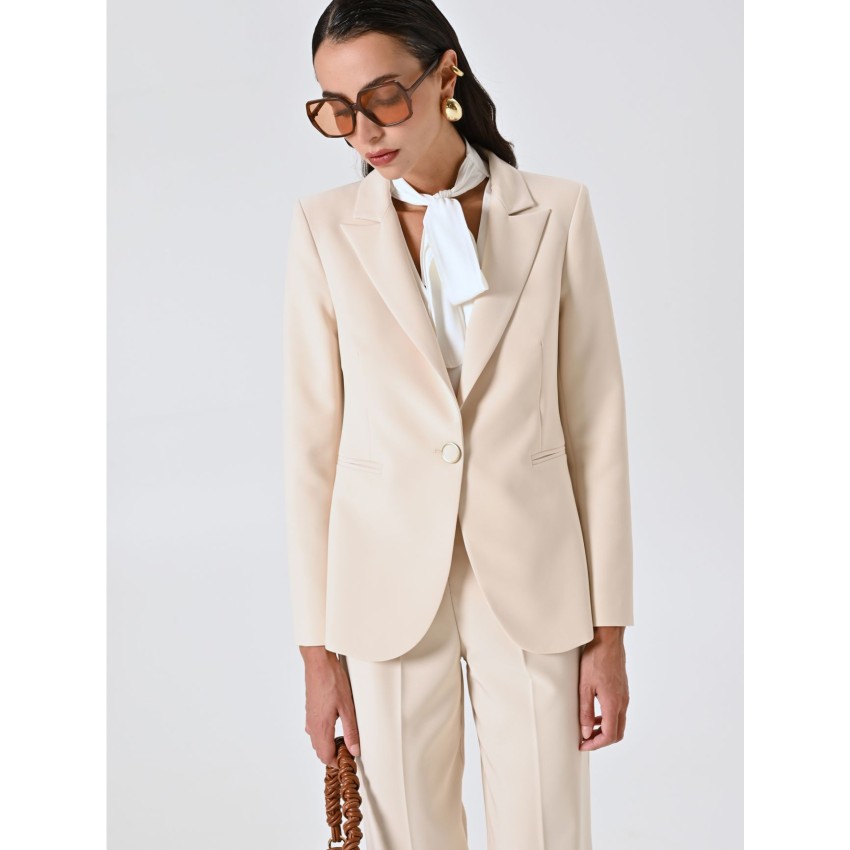 PANTALON TRAJE MARFIL RECTO