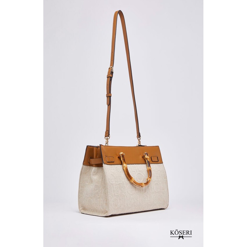 BOLSO MANH BEIGE GRANDE