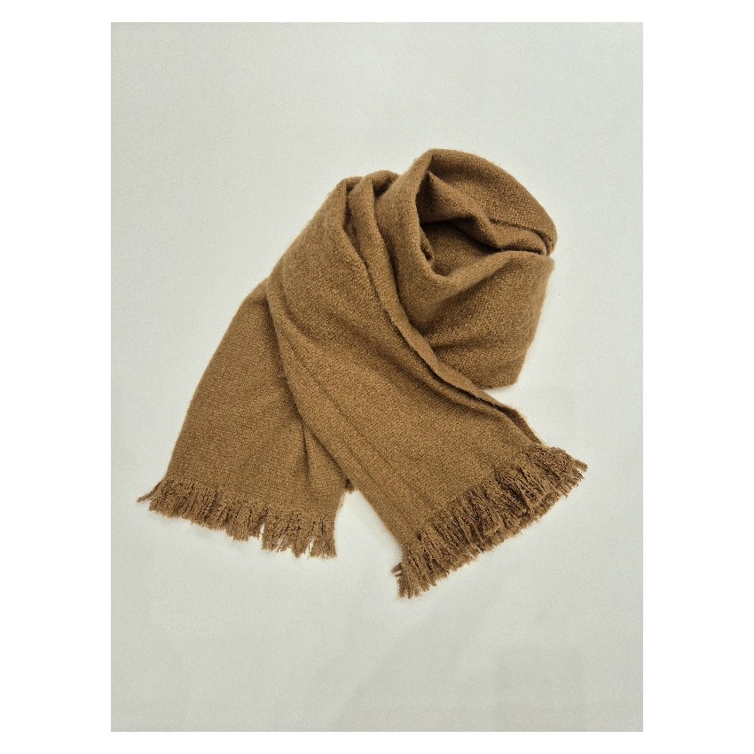 BUFANDA LISA MARRON
