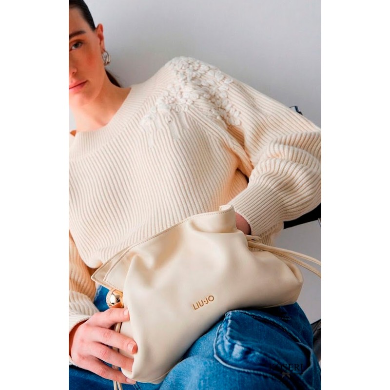 BOLSO RICCY CREMA PEQUEÑO