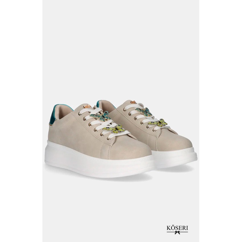 DEPORTIVA MARIPOSA BEIGE