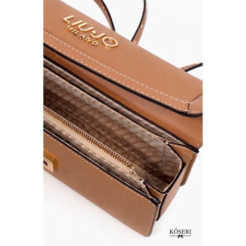 BOLSO EVRIM CAMEL PEQUEÑO