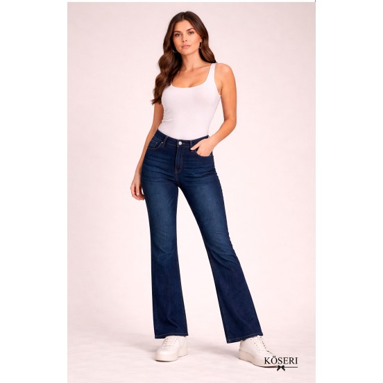 JEANS VAQUERO ACAMPANADO Y PUSH UP