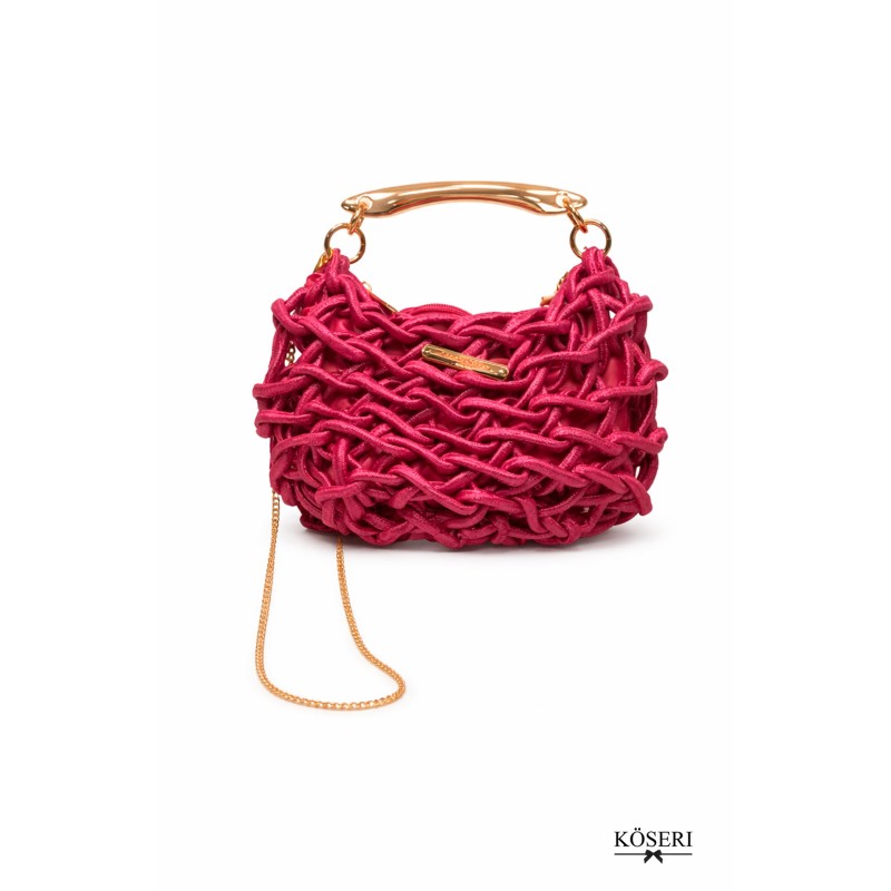 CLUTCH CLEMENTINE FUCSIA