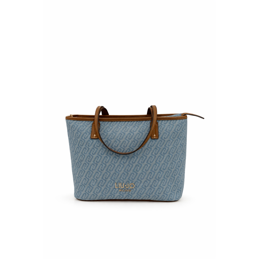 BOLSO EVRIM VAQUERO AZUL CON LOGO GRANDE