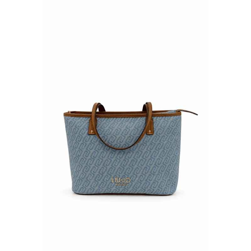 BOLSO EVRIM VAQUERO AZUL CON LOGO GRANDE