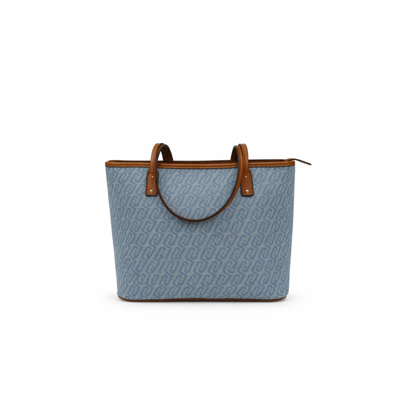 BOLSO EVRIM VAQUERO AZUL CON LOGO GRANDE