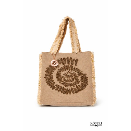 TOTE METAL EMILY ORO