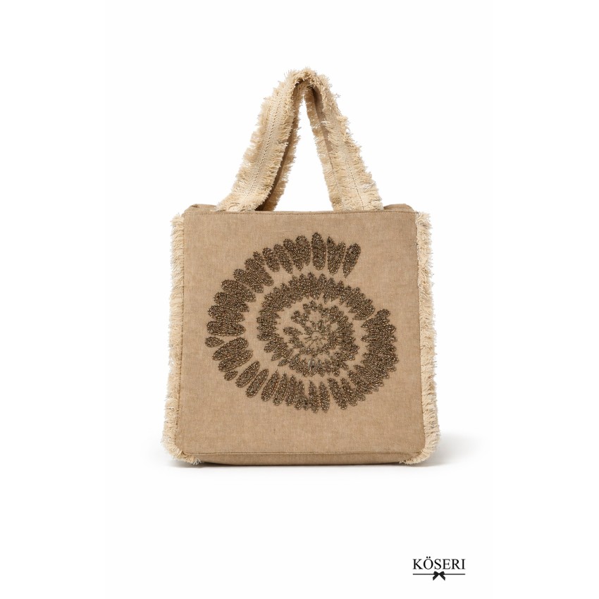 TOTE METAL EMILY PLATA