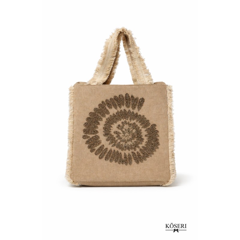 TOTE METAL EMILY PLATA