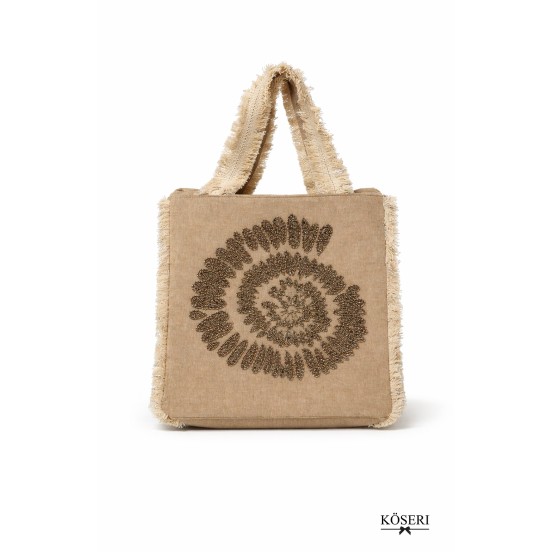 TOTE METAL EMILY PLATA