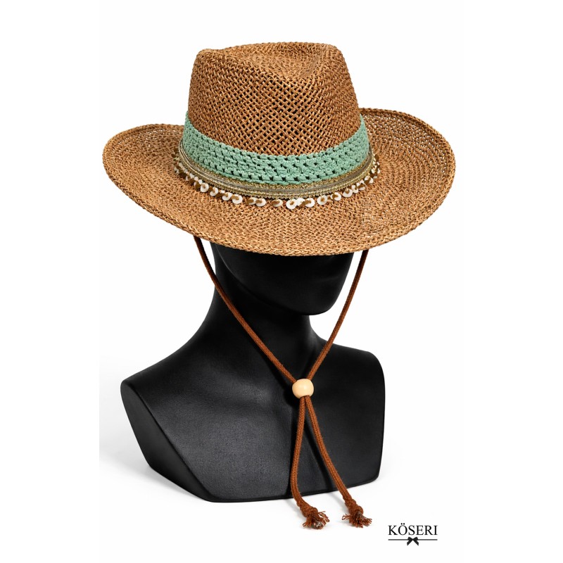 SOMBRERO GRETA TURQUESA