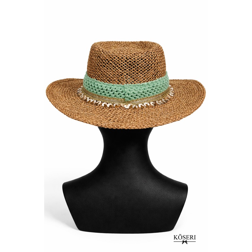 SOMBRERO GRETA TURQUESA