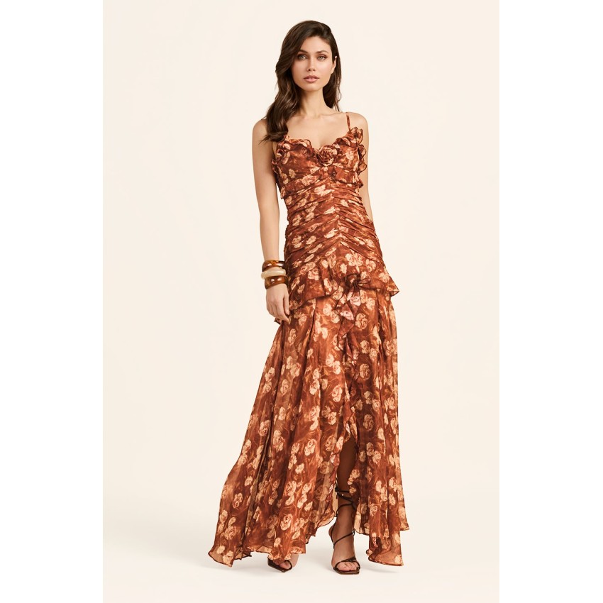 CHOCOLATE BLOSSOM DRESS BY FETICHE SUANCES