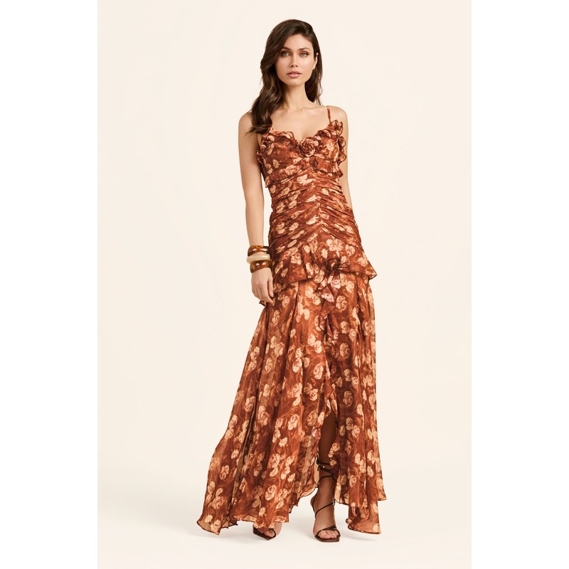 CHOCOLATE BLOSSOM DRESS BY FETICHE SUANCES
