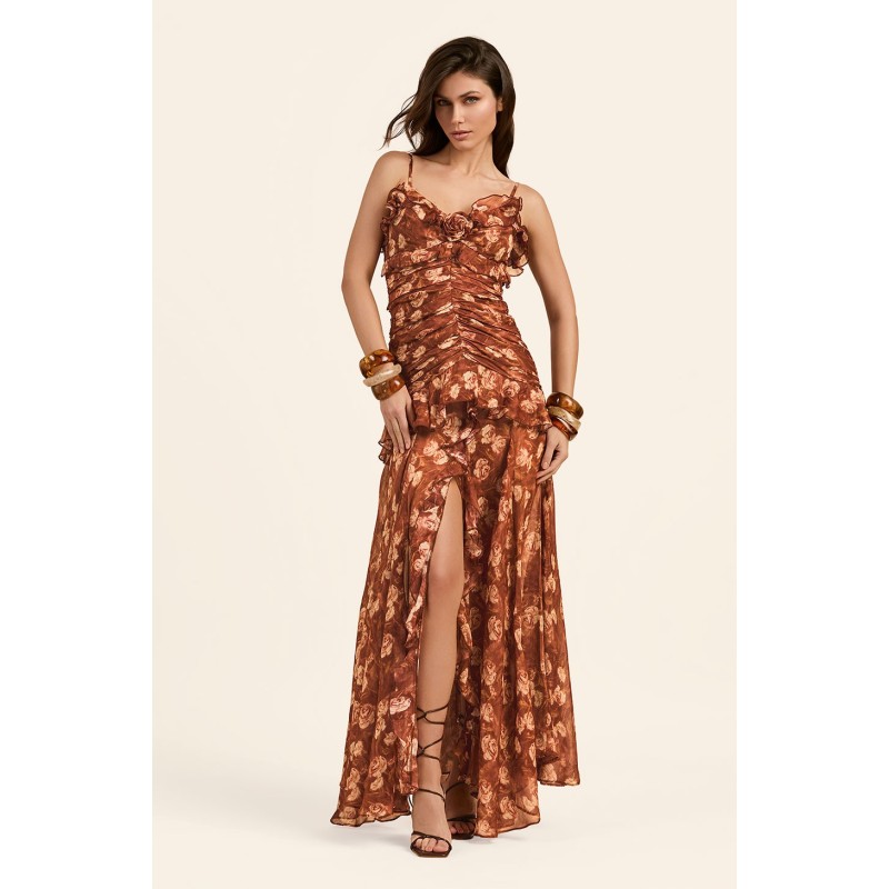 CHOCOLATE BLOSSOM DRESS BY FETICHE SUANCES