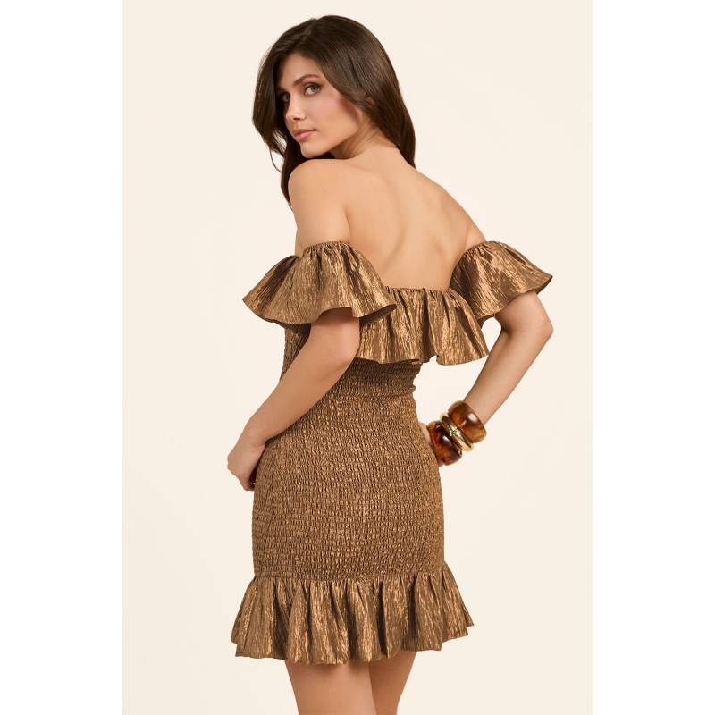 BRONZE DRESS BY FETICHE SUANCES