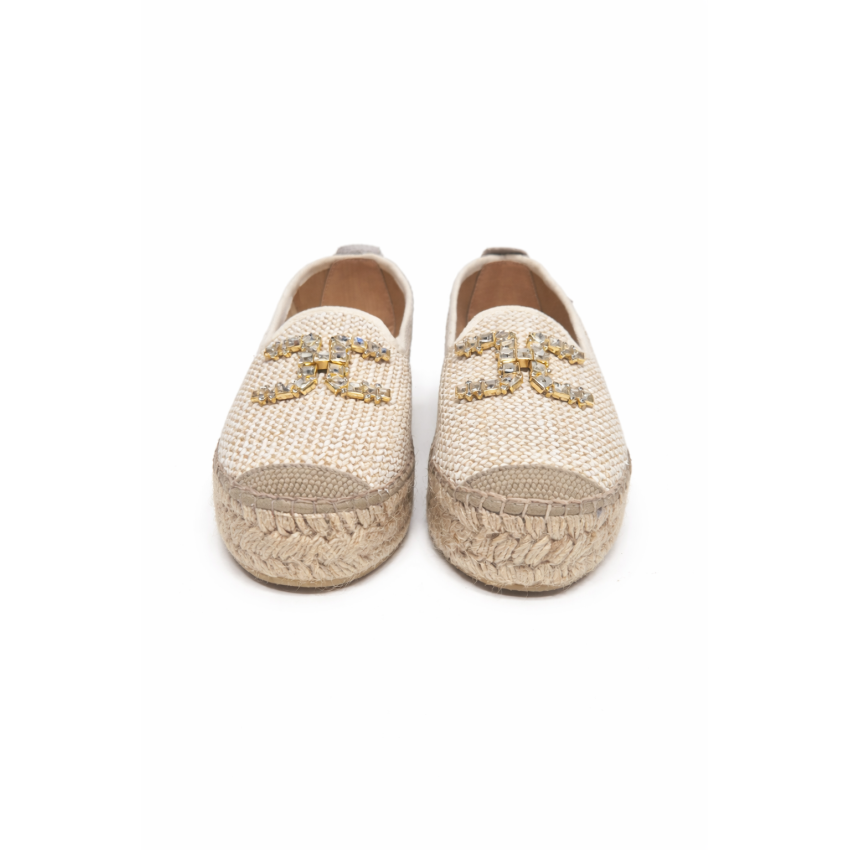 SLIPPER ESPARTO CHANEL CRUDO
