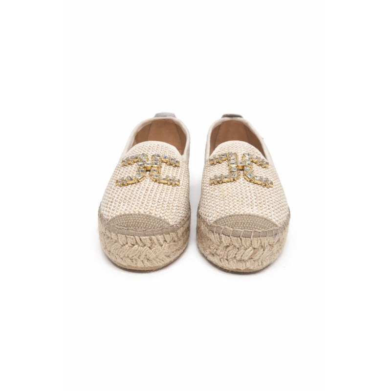 SLIPPER ESPARTO CHANEL CRUDO
