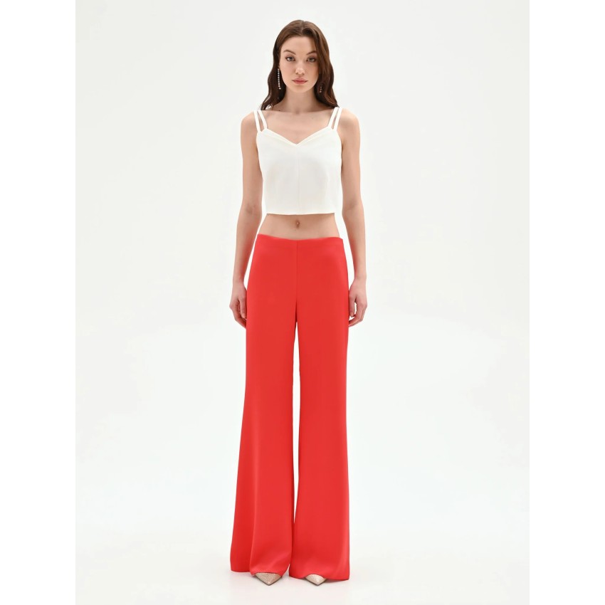 PANTALON FRAGOLA ROJO RECTO