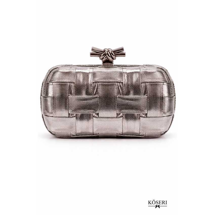BOLSO BOTTEGA PLATA