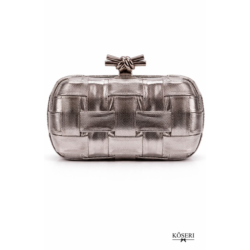 BOLSO BOTTEGA PLATA