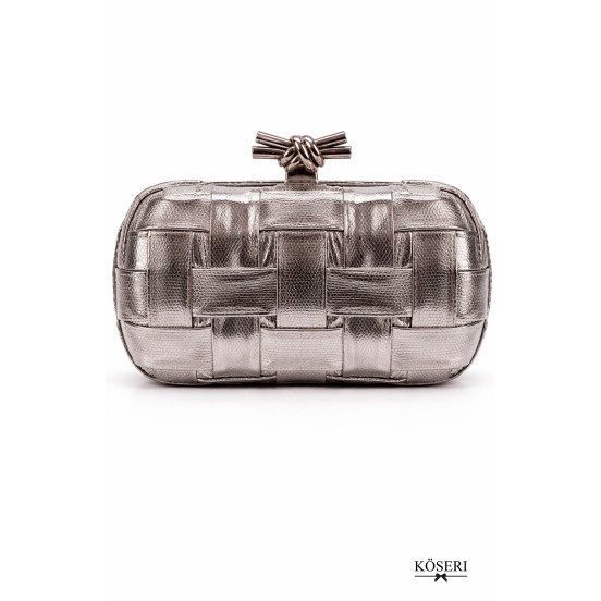 BOLSO BOTTEGA PLATA
