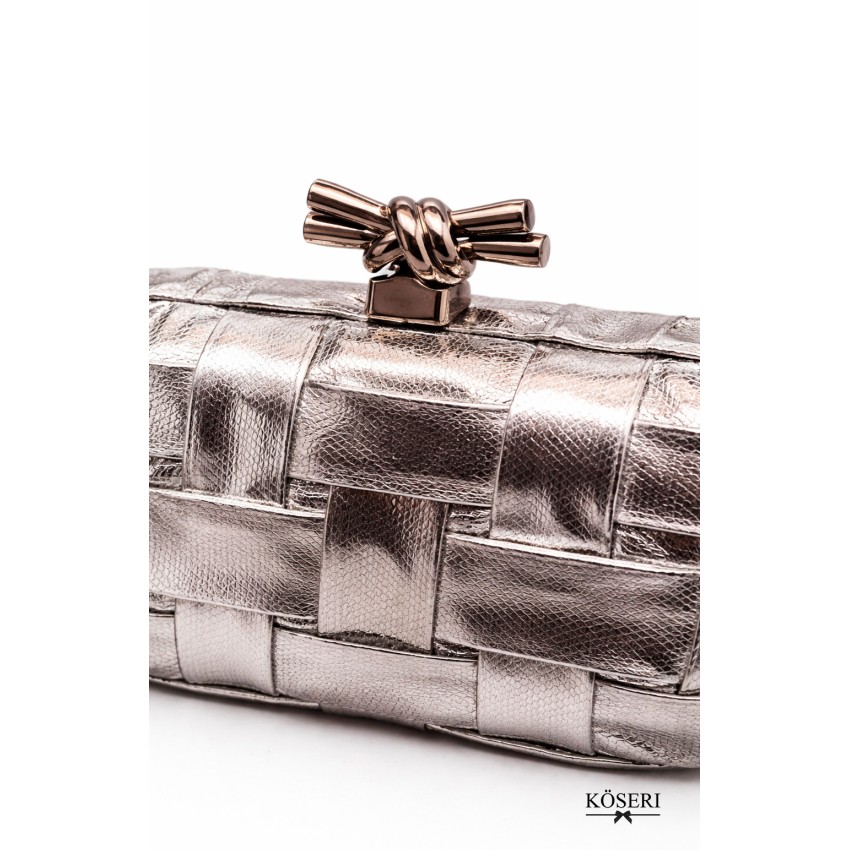 BOLSO BOTTEGA PLATA