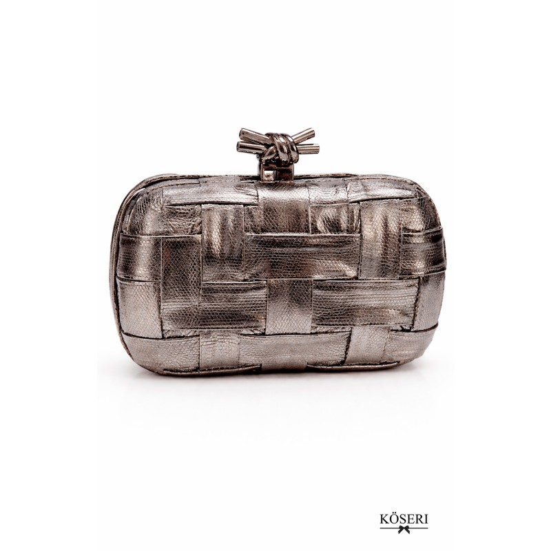 BOLSO BOTTEGA PLATA