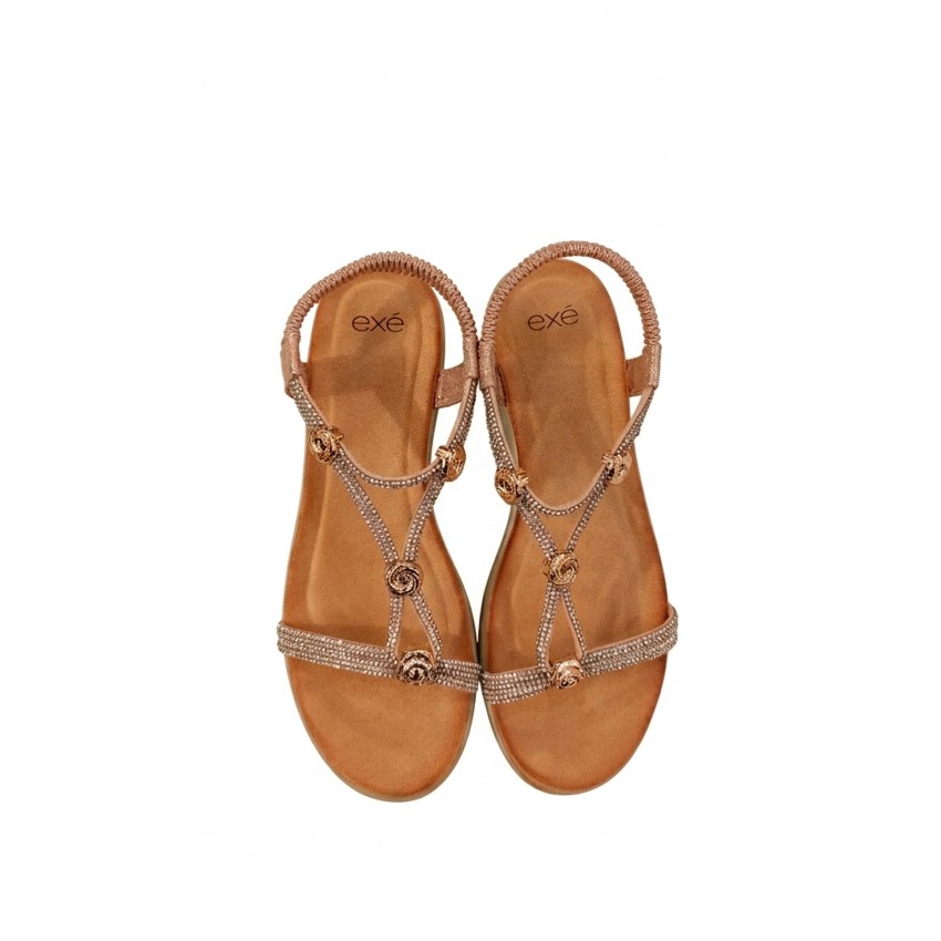 SANDALIA BIO ORO ROSA