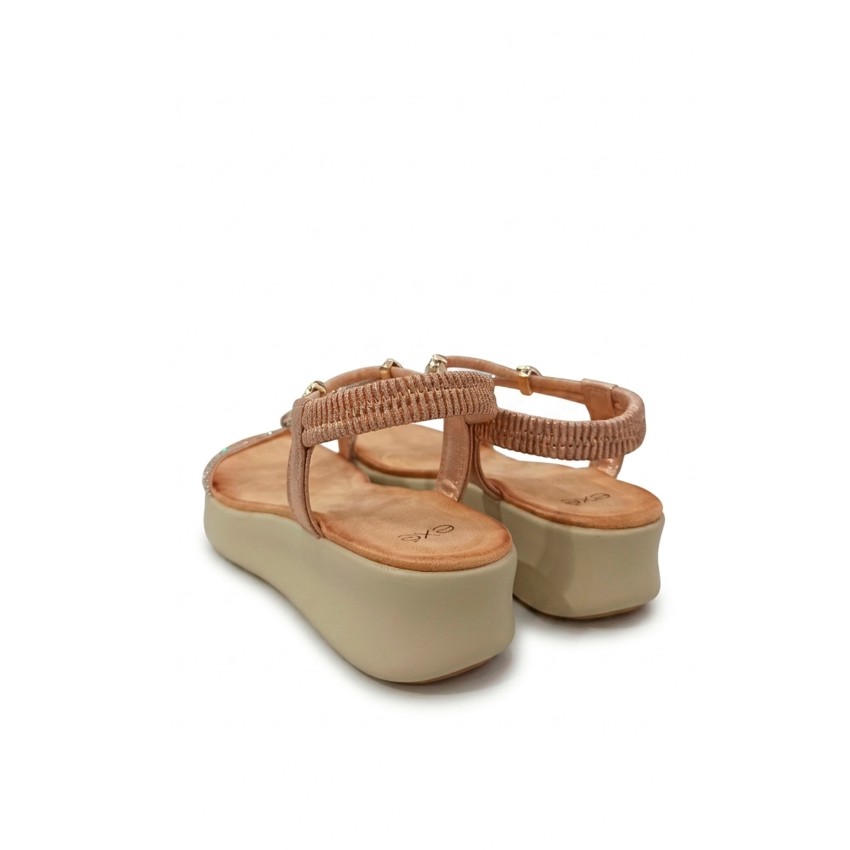 SANDALIA BIO ORO ROSA