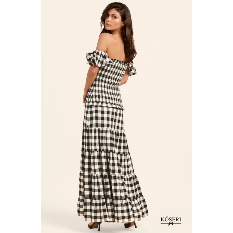 VICHY NOIR DRESS BY FETICHE SUANCES