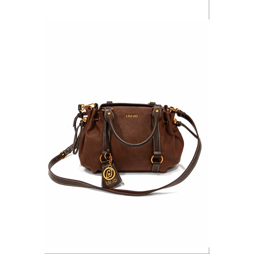 BOLSO GINESA MARRON CHOCOLATE GRANDE