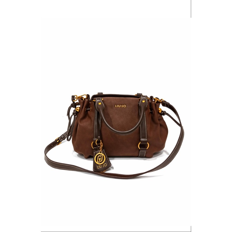 BOLSO GINESA MARRON CHOCOLATE GRANDE