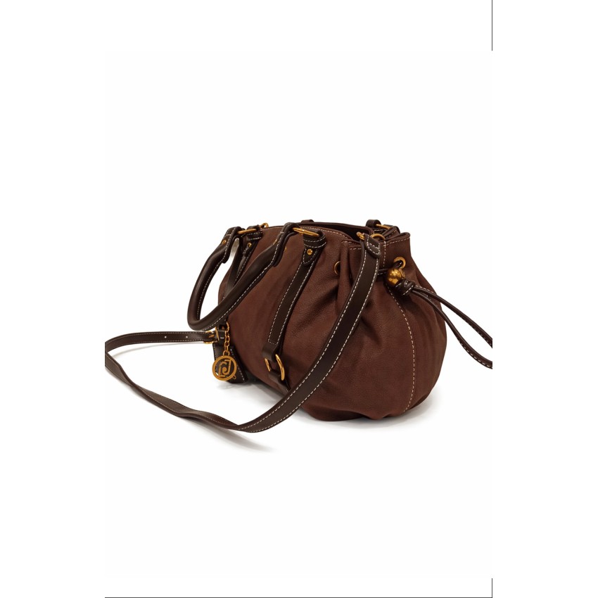 BOLSO GINESA MARRON CHOCOLATE GRANDE