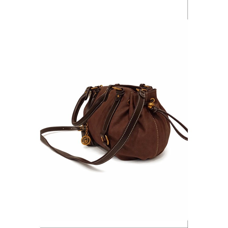 BOLSO GINESA MARRON CHOCOLATE GRANDE