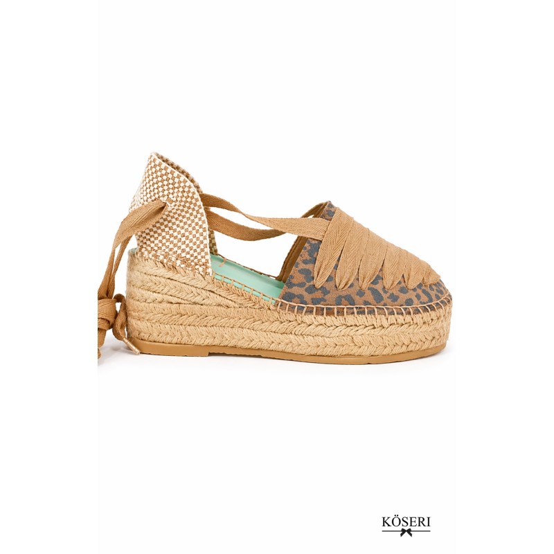 ALPARGATA LEOPARDO 3 CUERDAS STAR LOVE
