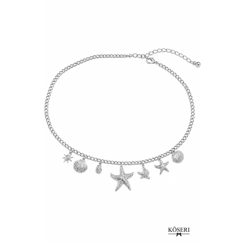 CINTURON METAL ESTRELLAS PLATA