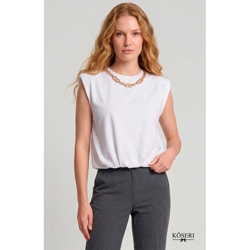 TOP BLANCO CADENA