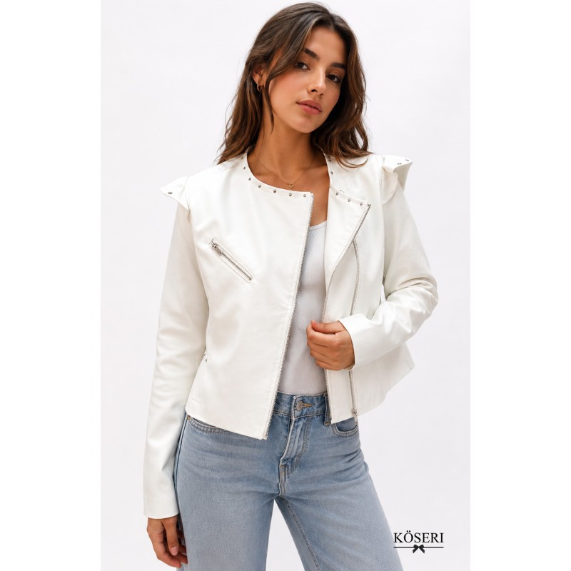 CHAQUETA ZIGGY BLANCA