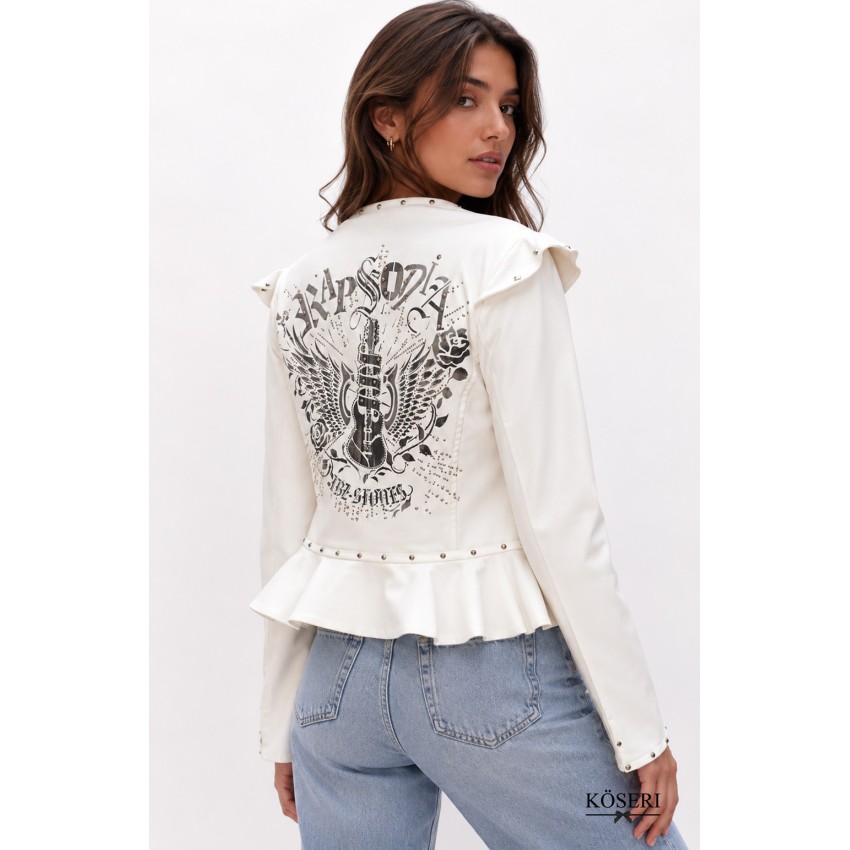 CHAQUETA ZIGGY BLANCA
