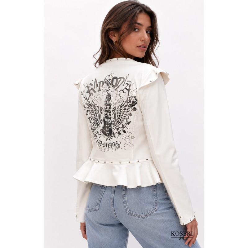 CHAQUETA ZIGGY BLANCA