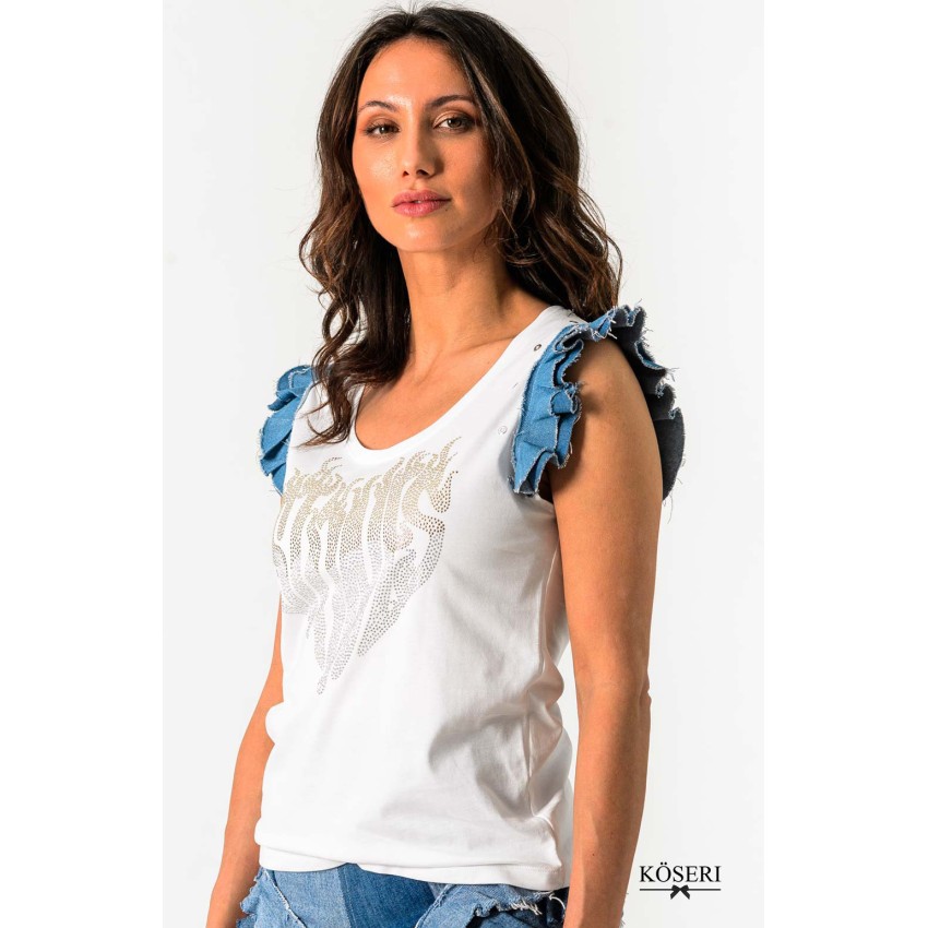 TOP ANNI BLANCO BY ROCKMANTIC