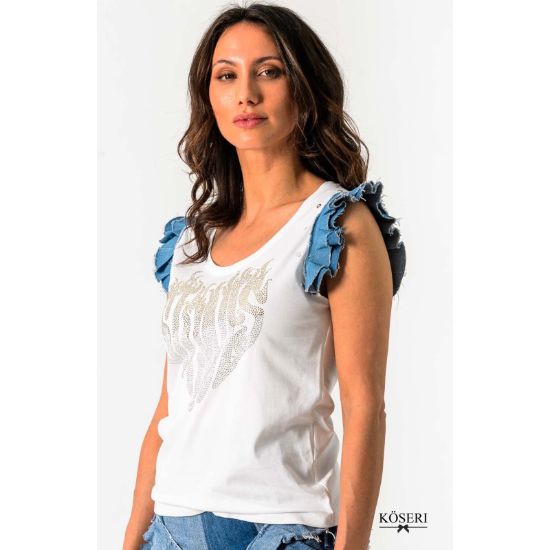 TOP ANNI BLANCO BY ROCKMANTIC