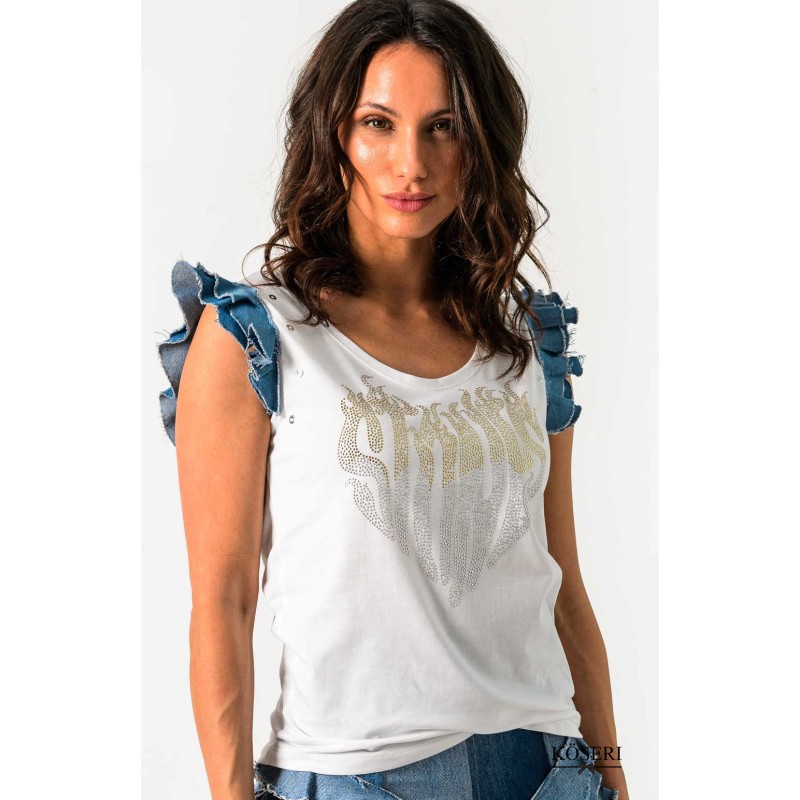 TOP ANNI BLANCO BY ROCKMANTIC